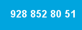 928 852 80 51 928 852 80 51
